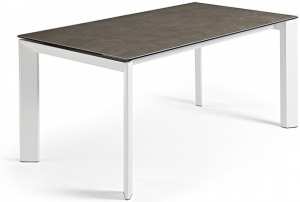 Раскладной стол Atta 140-200X90X76 CM с керамической коричневой столешницей