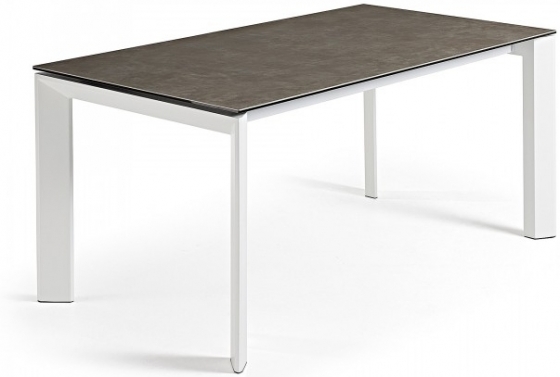 Раскладной стол Atta 140-200X90X76 CM с керамической коричневой столешницей 1