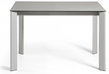 Раскладной стол Atta 120-180X80X76 CM серый на сером каркасе