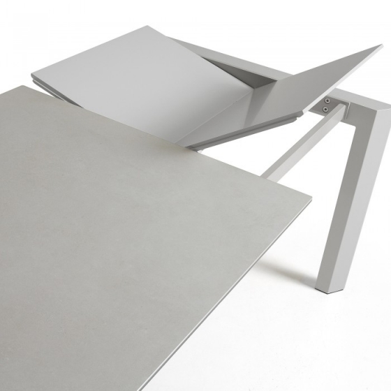 Раскладной стол Atta 120-180X80X76 CM серый на сером каркасе 5