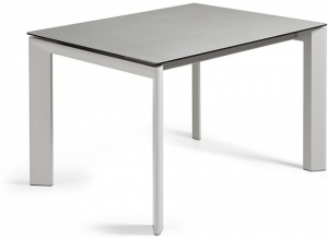 Раскладной стол Atta 120-180X80X76 CM серый на сером каркасе