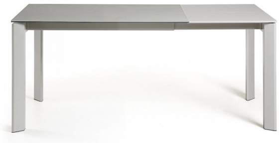 Раскладной стол Atta 120-180X80X76 CM серый на сером каркасе 4