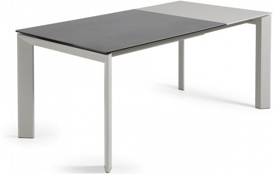 Раскладной стол Atta 120-180X80X76 CM тёмно серый 2