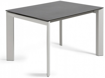 Раскладной стол Atta 120-180X80X76 CM тёмно серый