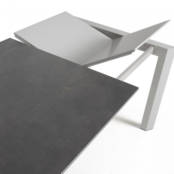 Раскладной стол Atta 140-200X90X76 CM с керамической серой столешницей 5