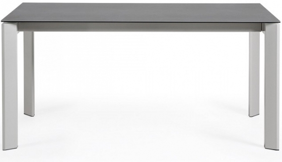 Раздвижной стол Atta 160-220X90X76 серые ножки серая керамическая столешница 3