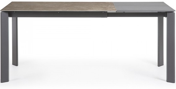 Раскладной стол Atta 120-180X80X76 CM серо коричневый 4