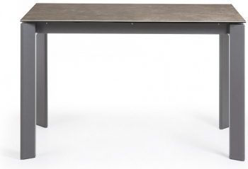 Раскладной стол Atta 120-180X80X76 CM серо коричневый