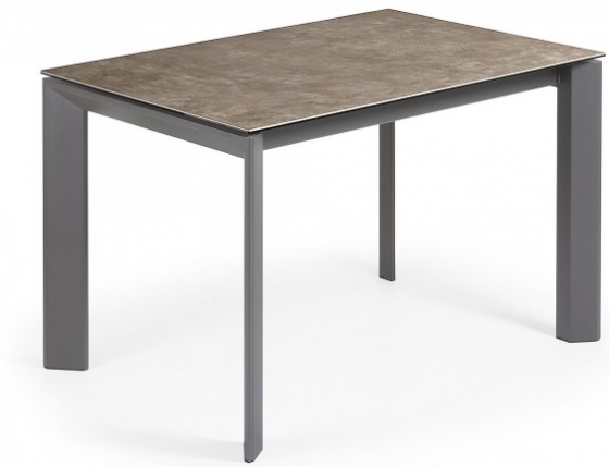 Раскладной стол Atta 120-180X80X76 CM серо коричневый 1