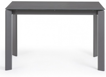 Раскладной стол Atta 120-180X80X76 CM тёмно серый