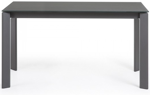 Раскладной стеклянный стол Atta 140-200X90X76 CM серый 3