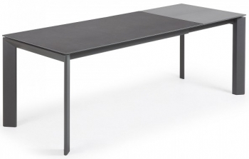 Раскладной стол Atta 160-220X90X76 CM тёмно серый