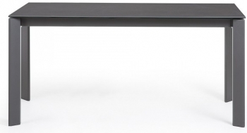 Раскладной стол Atta 160-220X90X76 CM тёмно серый