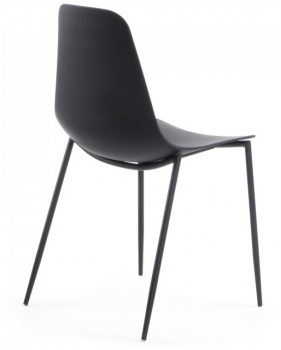 Стул на стальном каркасе Whatts 88X47X52 CM черный