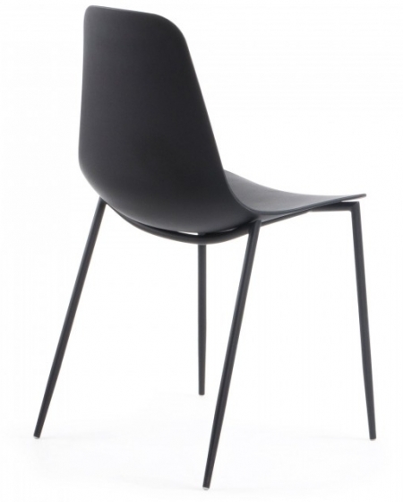 Стул на стальном каркасе Whatts 88X47X52 CM черный 3