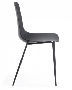 Стул на стальном каркасе Whatts 88X47X52 CM черный