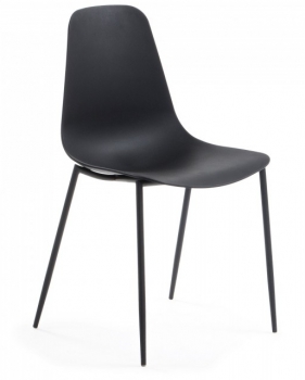 Стул на стальном каркасе Whatts 88X47X52 CM черный