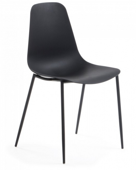 Стул на стальном каркасе Whatts 88X47X52 CM черный 1