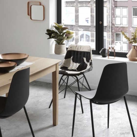 Стул на стальном каркасе Whatts 88X47X52 CM черный 5