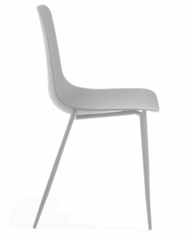 Стул на стальном каркасе Whatts 88X47X52 CM серый