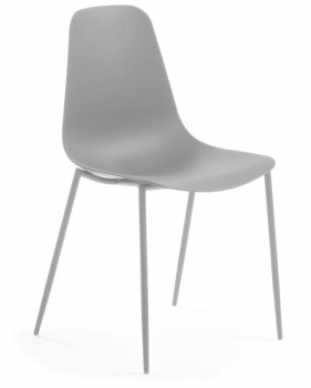 Стул на стальном каркасе Whatts 88X47X52 CM серый