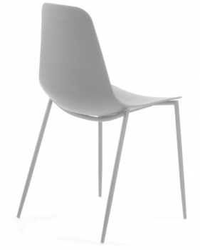 Стул на стальном каркасе Whatts 88X47X52 CM серый