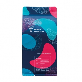 Кофе в зернах "Бленд №3" эспрессо 1кг (А80%/Р20%) Kanga