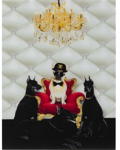 Постер на стекле Bodyguards Of King Dog 60X80 CM