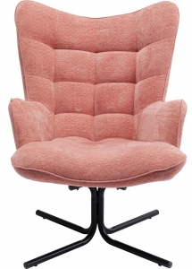Кресло вращающееся Oscar 82X73X95 CM розового цвета