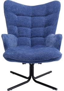 Кресло вращающееся Oscar 82X73X95 CM синего цвета