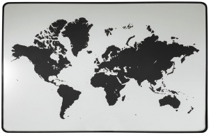 Зеркало декоративное World Map 160X120 CM