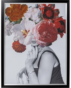 Постер в раме Flower Lady 117X154 CM