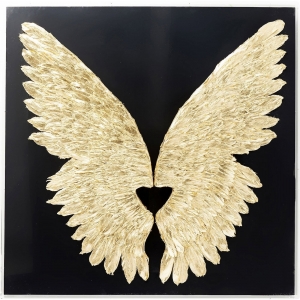 Барельеф Wings Gold 120X120 CM