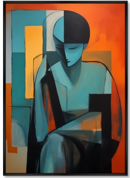 Репродукция на холсте And I miss you too 75X105 CM