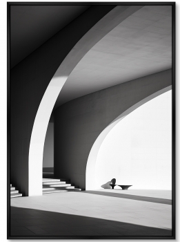 Диптих на холсте Architecture Curves of Arches 75X105 / 75X105 CM