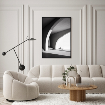 Репродукция на холсте Architecture Сurves of arches 75X105 CM