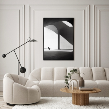 Репродукция на холсте Architecture Curves of arches 75X105 CM