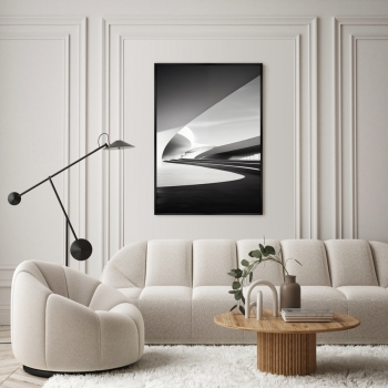 Репродукция на холсте Architecture Сurves of large arches 75X105 CM