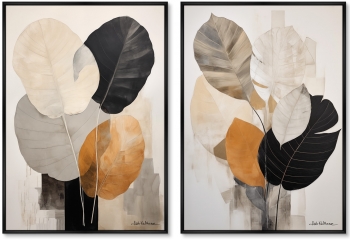 Диптих на холсте Autumn Leaves 75X105 / 75X105 CM