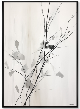 Набор из двух репродукций на холсте Branches in the autumn 75X105 / 75X105 CM