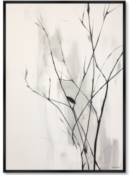 Репродукция на холсте Branches in the autumn 75X105 CM
