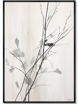 Репродукция на холсте Branches in the autumn 75X105 CM