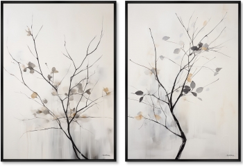 Диптих на холсте Branches in the autumn 75X105 / 75X105 CM