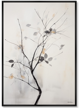 Репродукция на холсте Branches in the autumn 75X105 CM