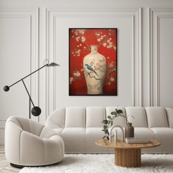 Постер на холсте China porcelain vase 75X105 CM