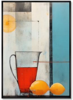 Набор из двух постеров на холсте Coctel de citricos 75X105 / 75X105 CM