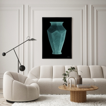 Постер на холсте Colored vase 75X105 CM