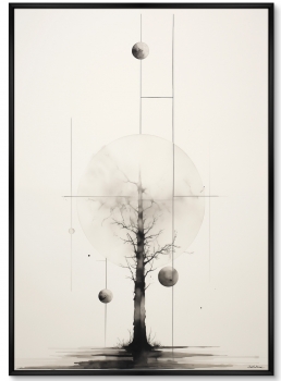 Набор из двух постеров на холсте Conversacion con el espacio 75X105 / 75X105 CM