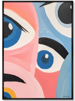 Постер на холсте Different views 75X105 CM