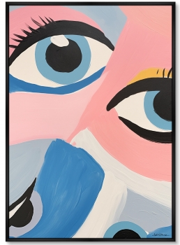 Постер на холсте Different views 75X105 CM
